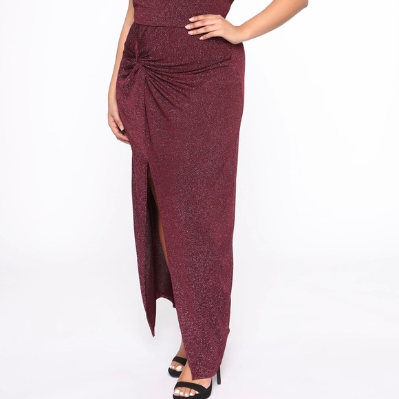 Shiny 2 piece set from fashion nova NWT - Picture 3 of 6